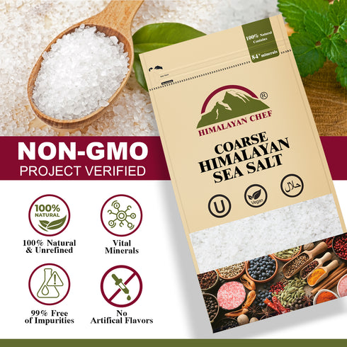 Himalayan Sea Salt Coarse Grain 3 lbs | HIMALAYAN CHEF